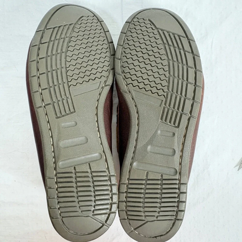 G.H. Bass Colburn Brown Leather Moccasins Boat Shoes Mens 10 D Loafers Preppy